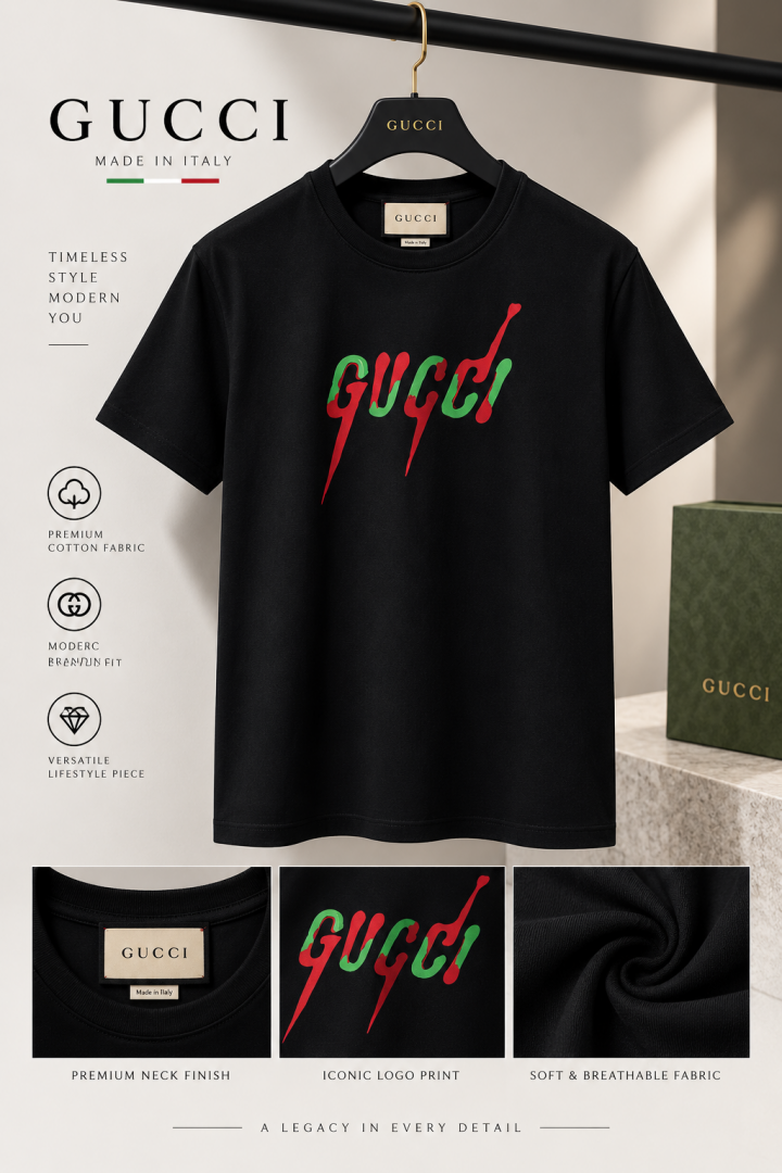 Gucci Premium Round Neck T-Shirt 1903