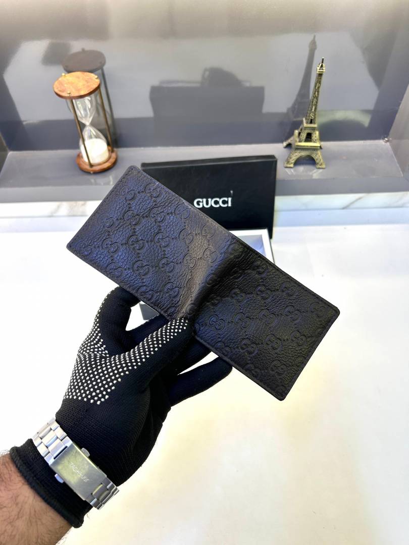 Guchi Belt & Wallet Combo Black Brown Fa 718