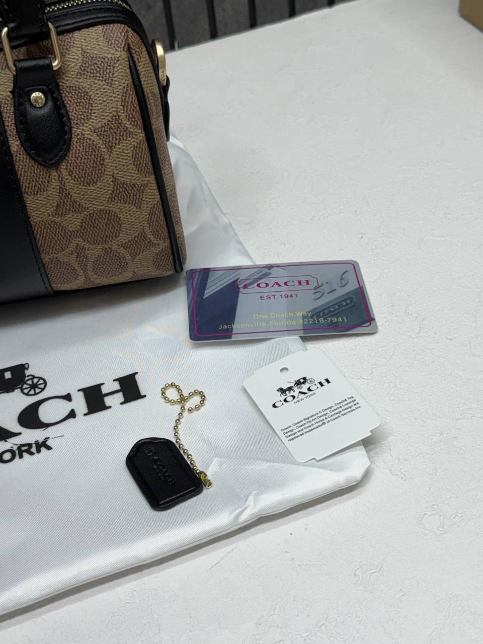 Coacch Rowan Mini Apricot Black With OriginalBox DustCover