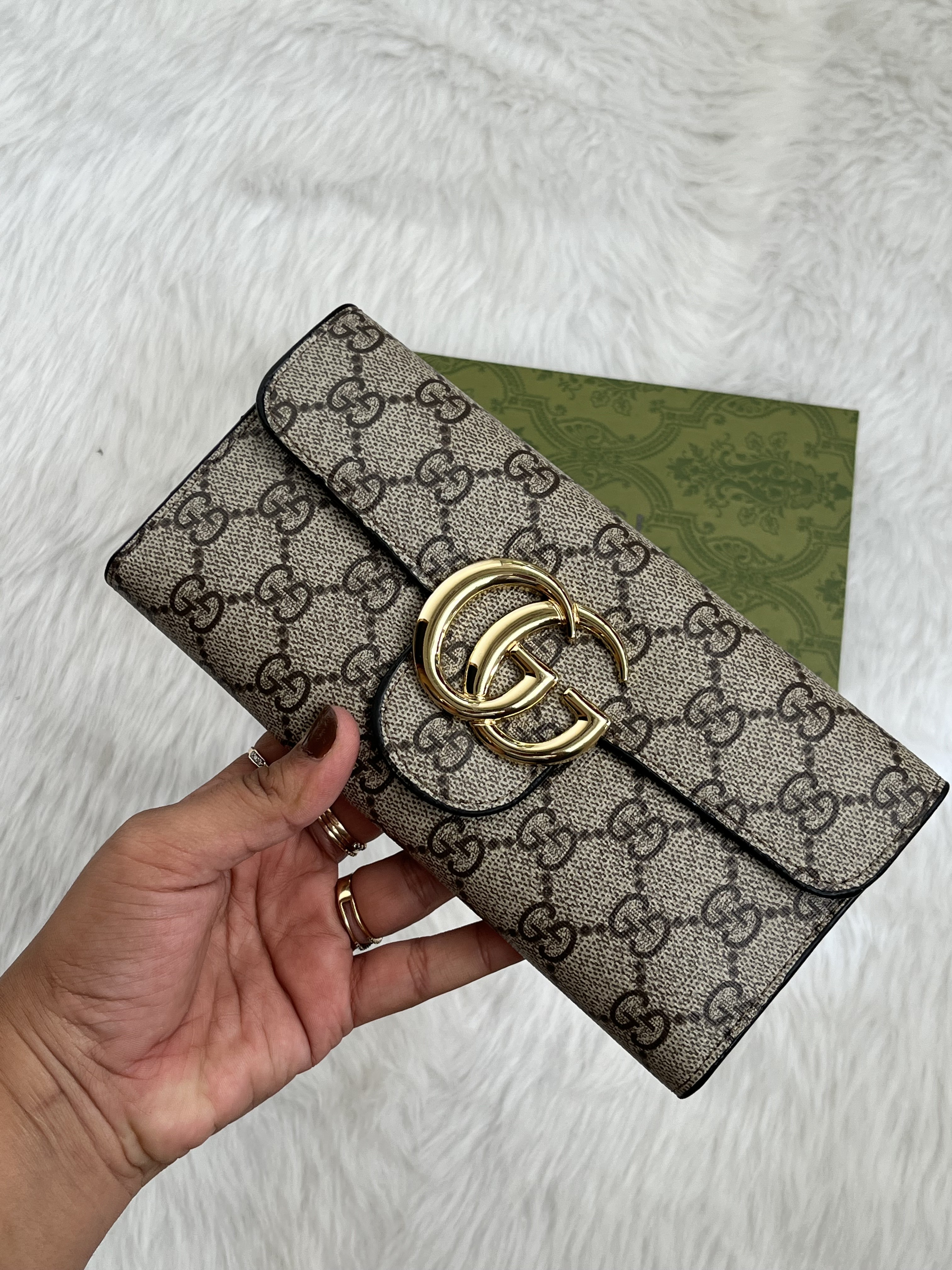 Guchi_84_Trifold_Wallet_With_OriginalBox