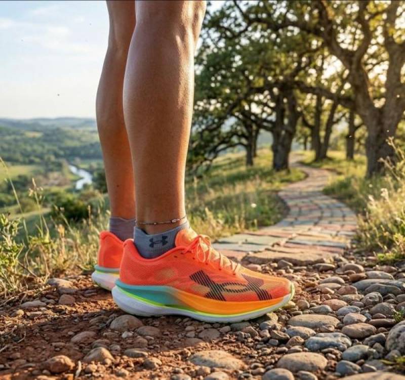 Under Armouur Velociti Elite 3 Orange Running Shoes for mans