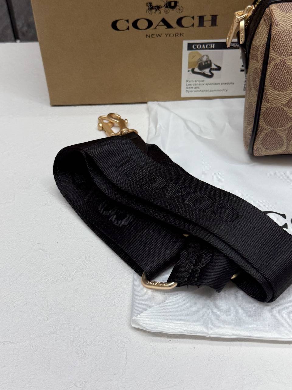 Coacch Rowan Mini Apricot Black With OriginalBox DustCover