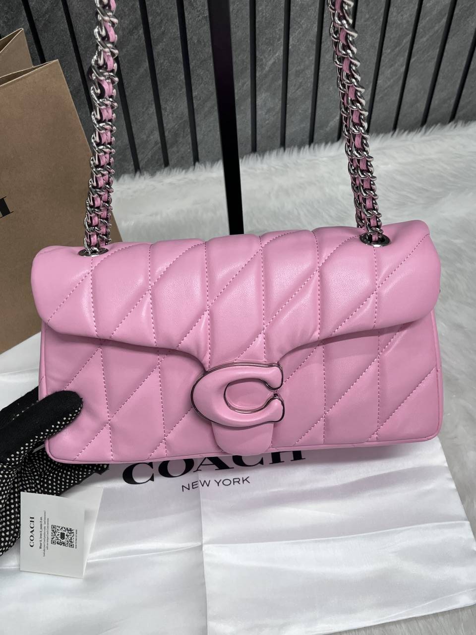 Coach_Tabby_26_Quilted_Pink_Highend_Quality_With_CarryBag_DustCover