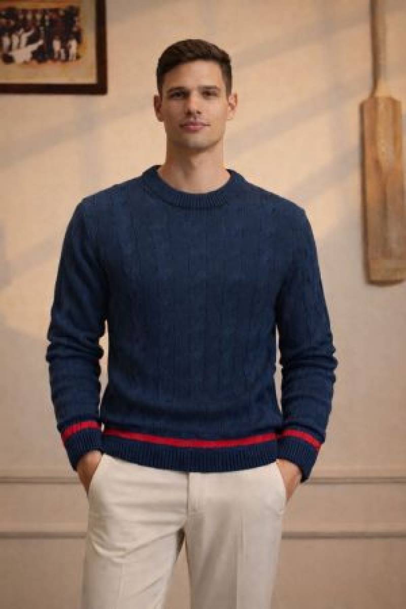 Gucci Signature Sweatshirt Navy blue