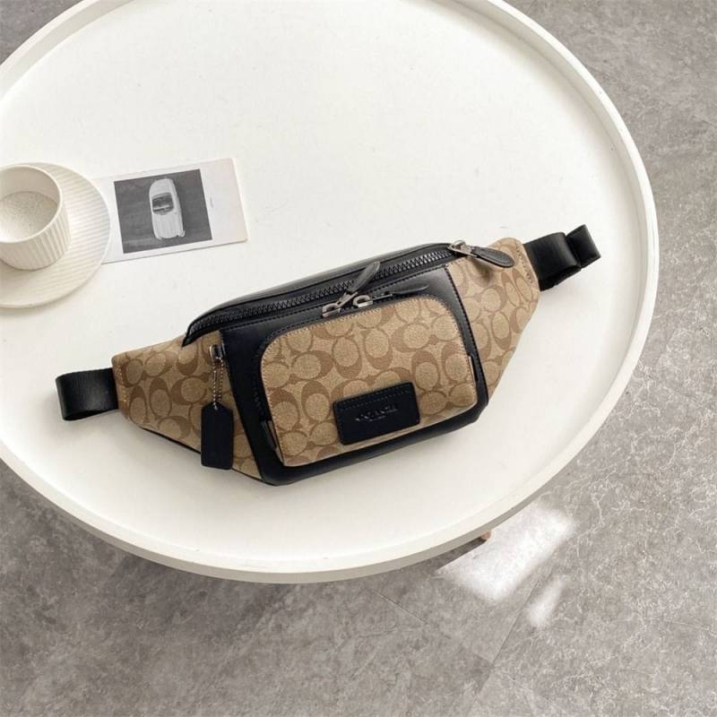 Coach Track Belt Bag Unisex WaistBag With DustCover