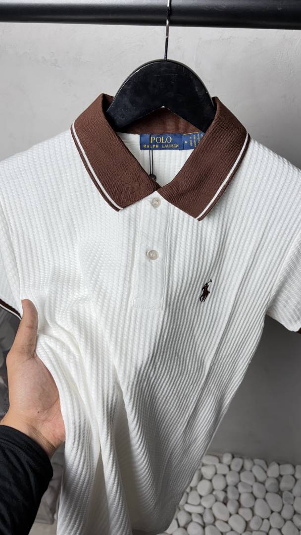 Ralp Lauren Premium Knit Polo T-Shirt with OG BOX PACKAGING 3012