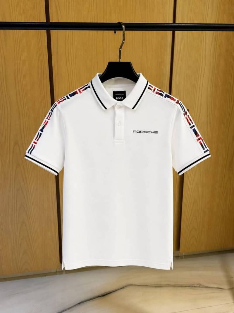 PORSCHEx BOSXS IMPORTED STORE ARTICLE POLO T-SHIRTx