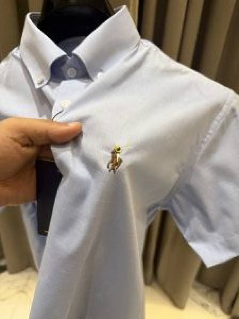 Ralp Lauren Premium Sky Blue Half Shirt