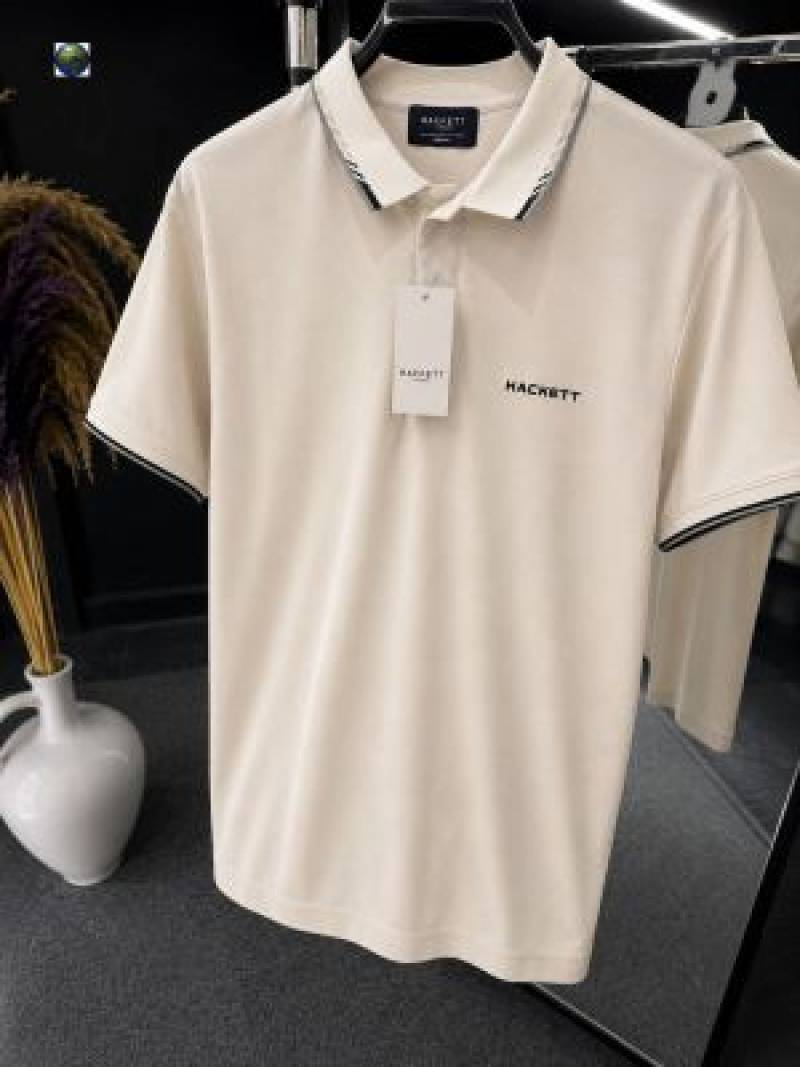 Hackett Cream Premium Polo Tshirt