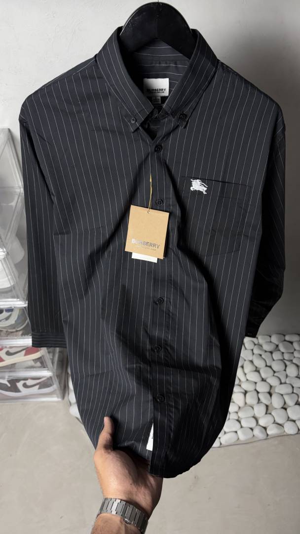 Burbery Premium Formal Stripe Shirt 1217