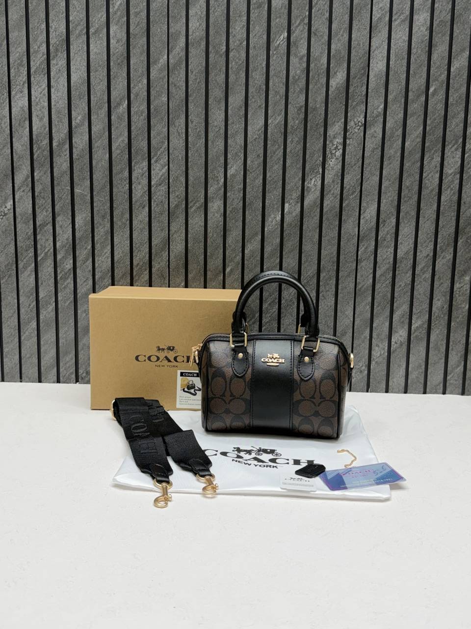 Coacch Rowan Mini Coffee Black With OriginalBox DustCover