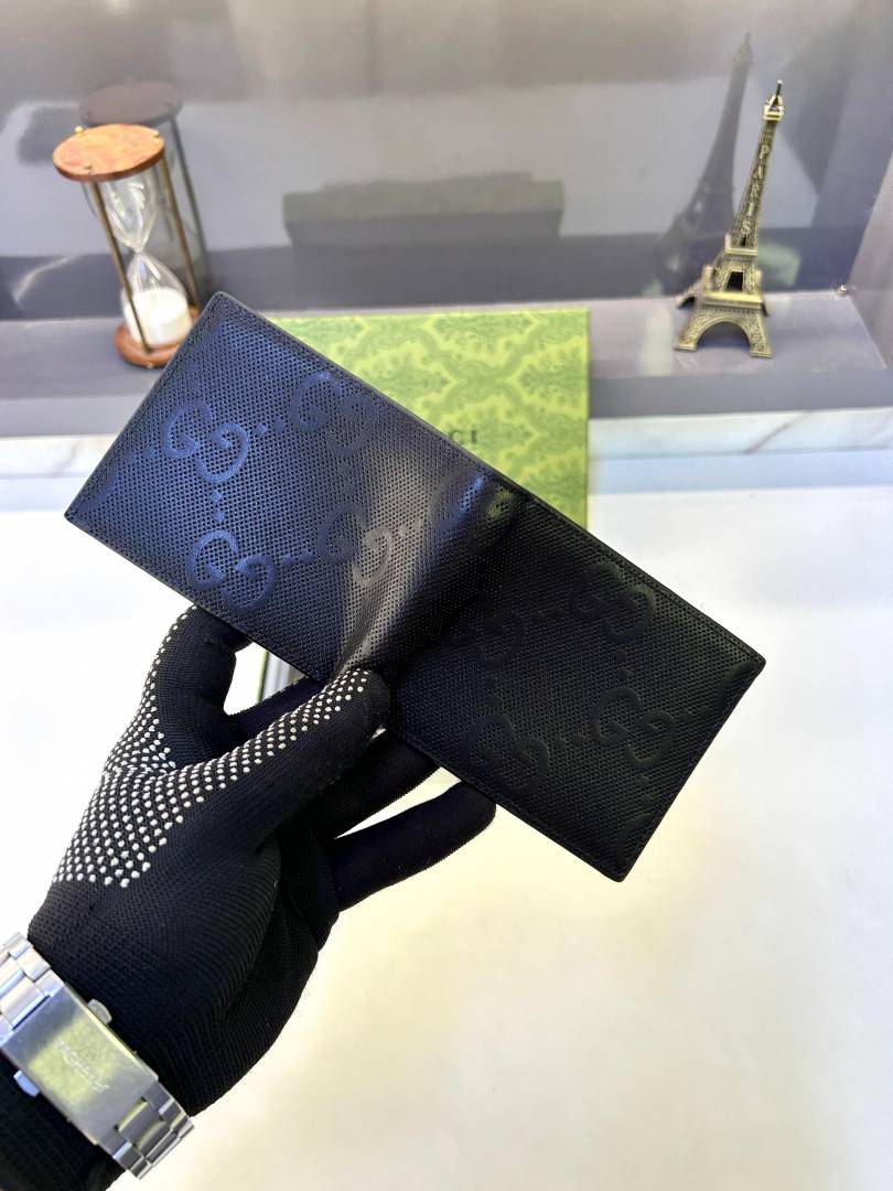 Guchi 2 Wallet Combo Black Premium Quality Fa 708