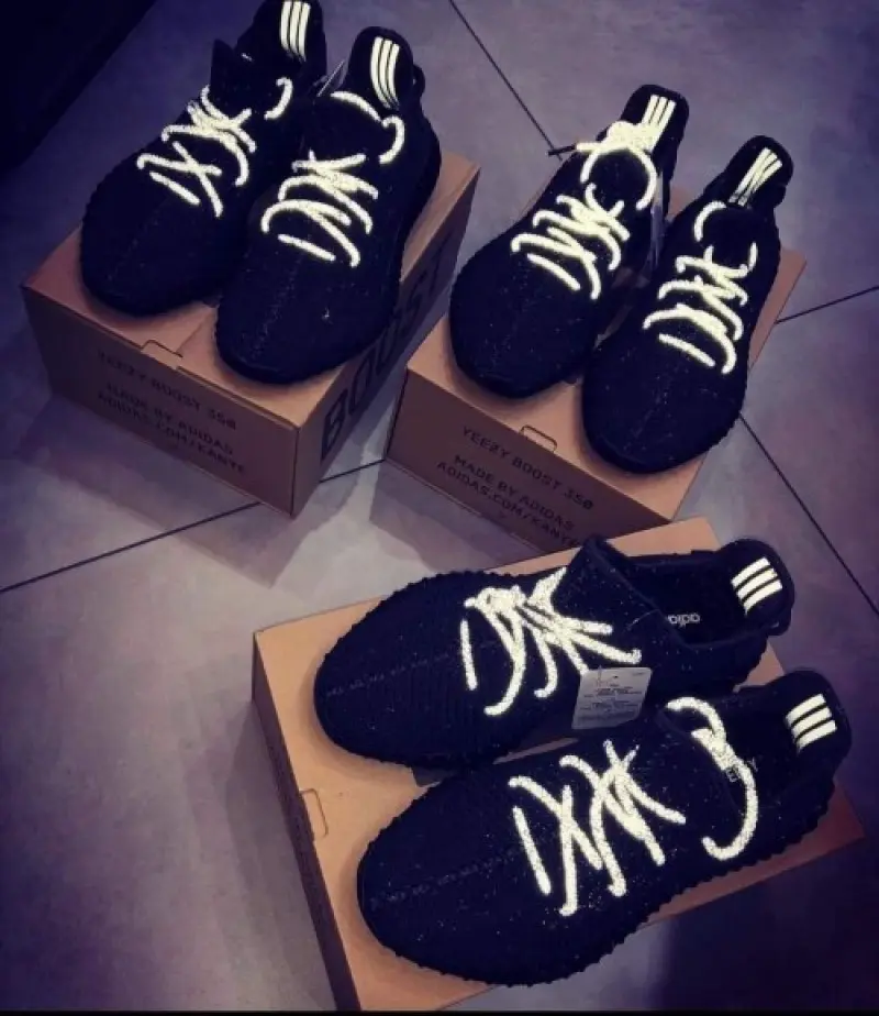 Adidas Yeezy 350 V2 Lace Reflective Semi Ua - Image 6