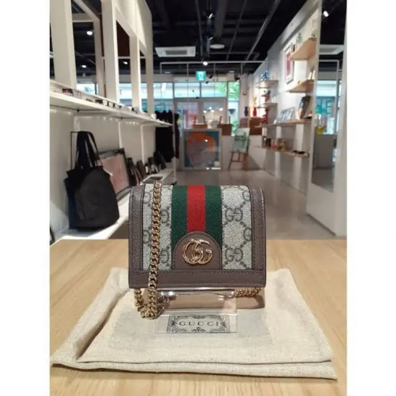 Gucci Ophidia GG Chain On Wallet With OriginalBox - Image 11