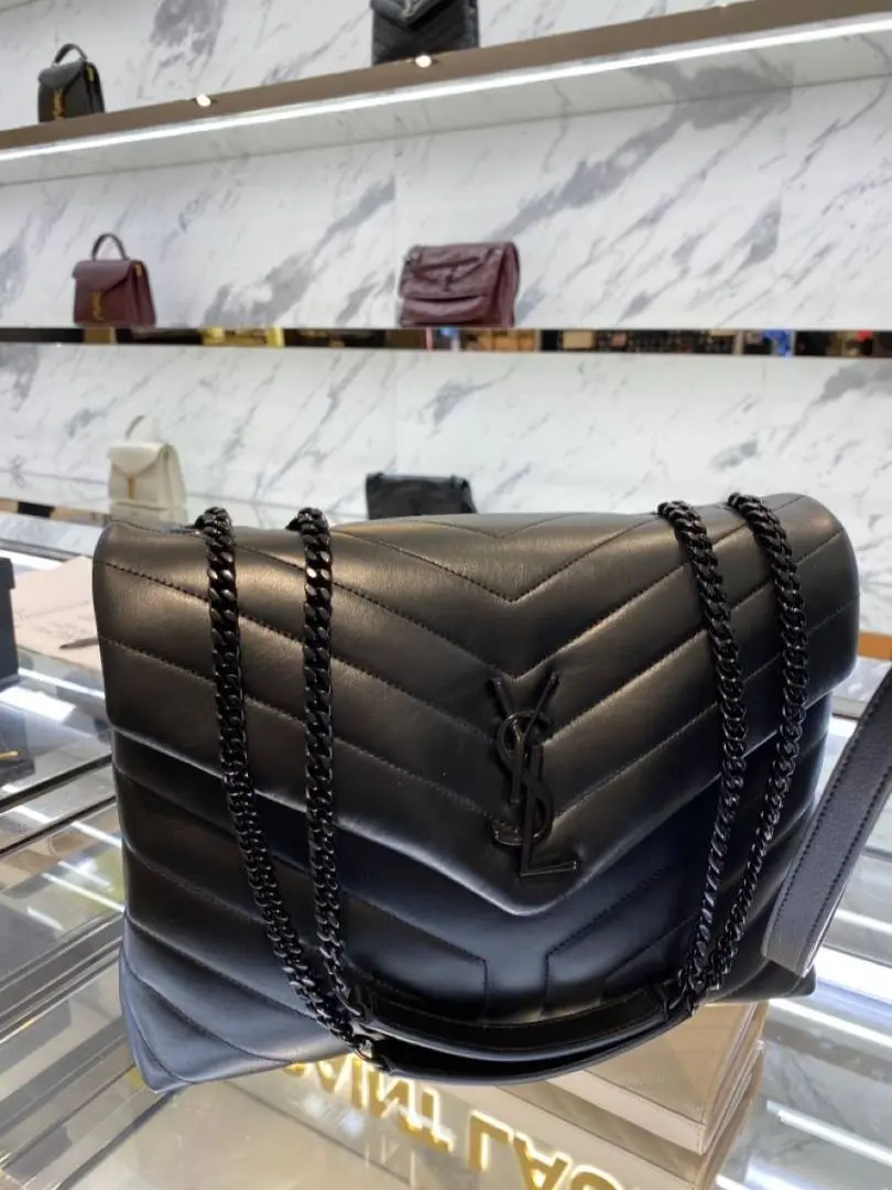 Ysl Lou Lou Medium Size 8802 Shoulder Bag With Original Box & DustCover Packing - Image 2