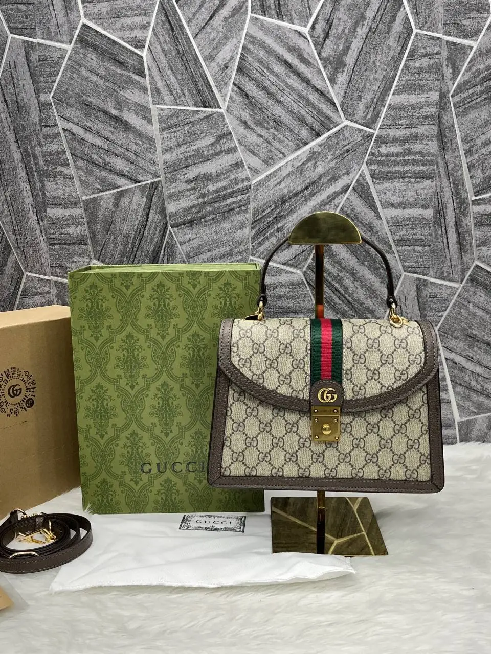 Gucci Ophidia Top Handle Premium Doublebox 11 Replicq - Image 7