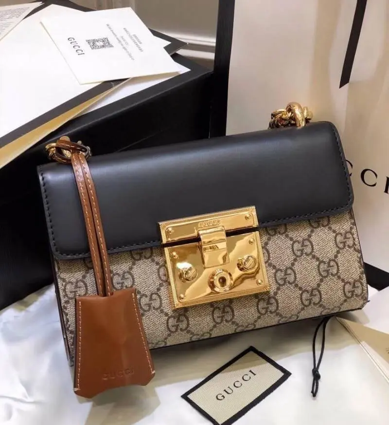Gucci CB GG Padlock Shoulder Bag With OriginAuldoubleBox Packing DustCover CarryBag - Image 18