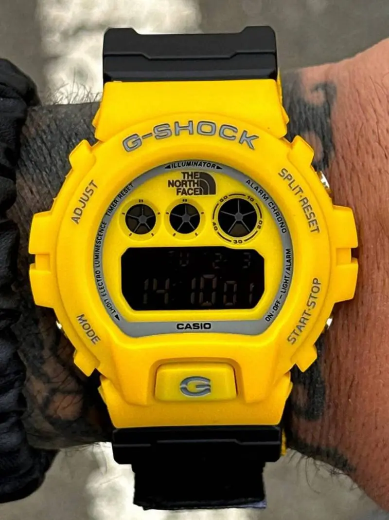 Casio G Shock x Supreme x Special Edition black and yellow - Image 4