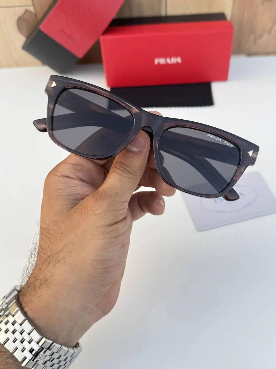 Prada 3490 wooden black wayfero - Image 4