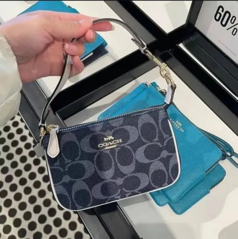 Coach Nolita 18 Blue With Original Box - Image 7
