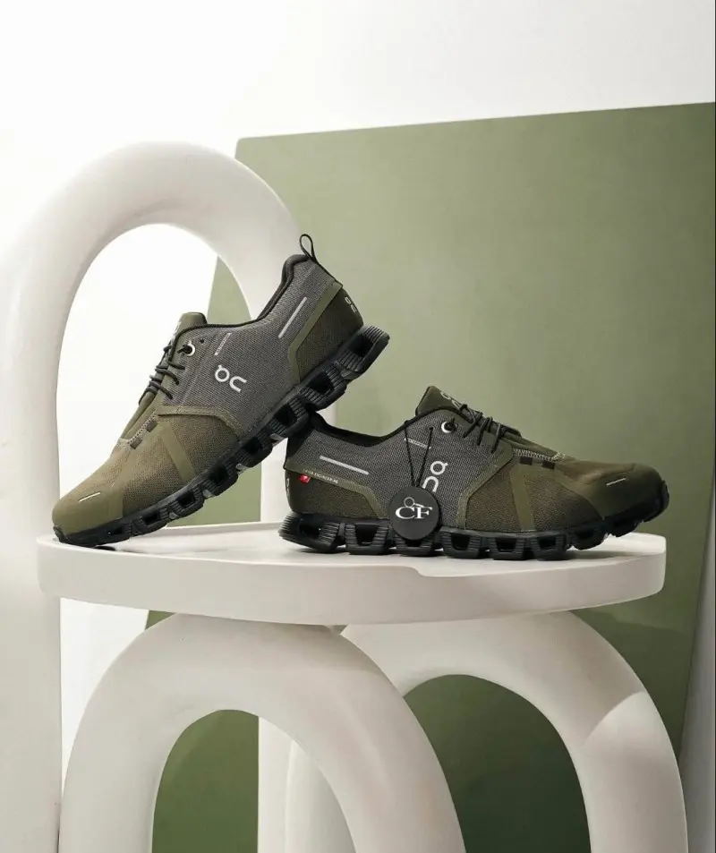 On Cloud 5 Olive Waterproof-- - Image 2