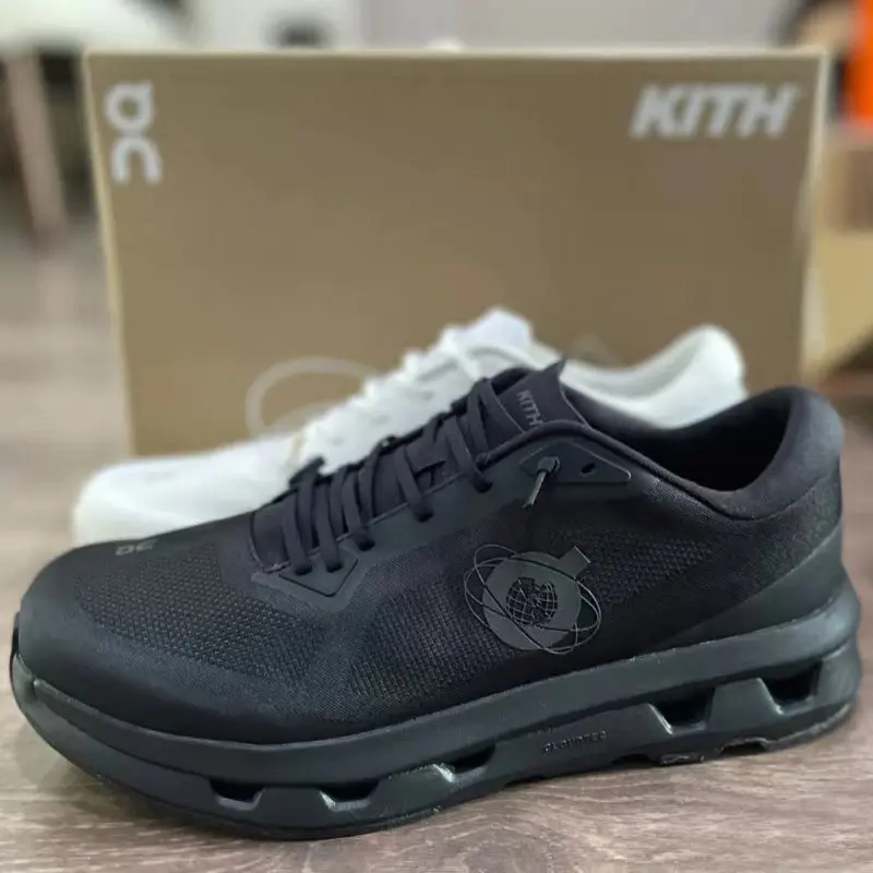 On Running x Kith Cloudzone Triple Black - Image 2