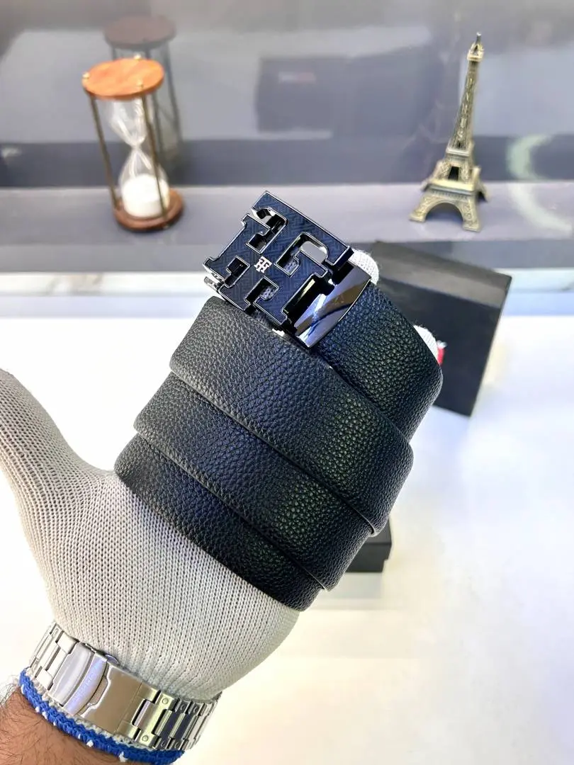 Tommy Hilgi Black Glossy Belt Fa 933