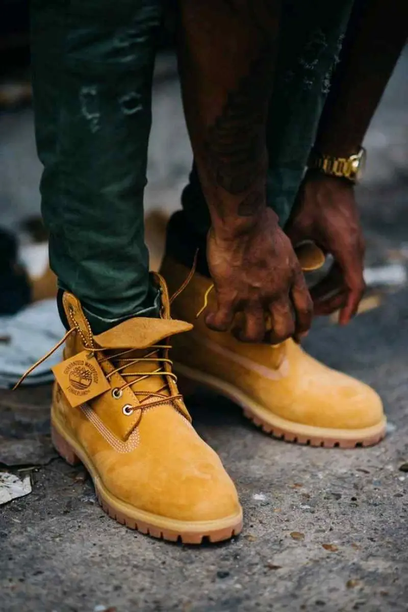 Timberland Suede Boots Wheat 5099 - Image 6