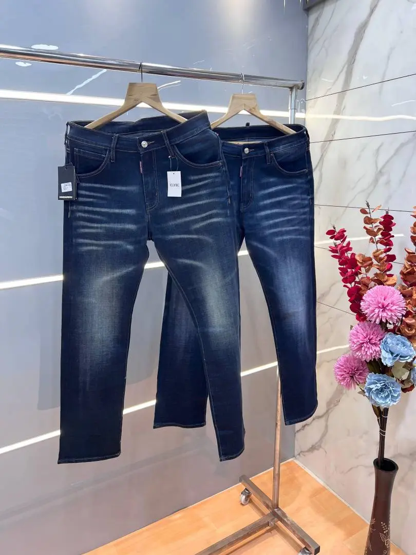 Dsquare D Green Shade Premium Imported Stretchable Lycra Fabric Straight Fit Denim 2961 - Image 4
