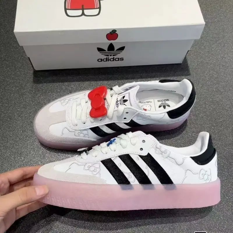 Adidas hello kitty x samba white black clear pink w - Image 9