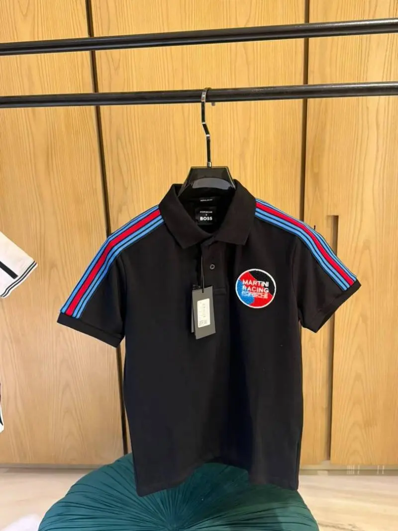 PORSCHE BOSXS IMPORTED STORE ARTICLE POLO T-SHIRTx - Image 4