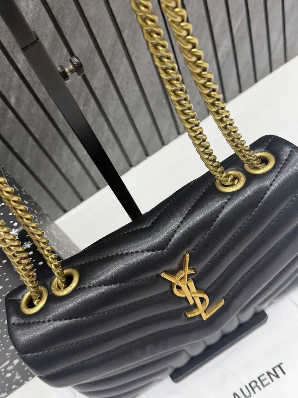 Ysl Lou Lou Medium Size 8802 Shoulder Bag With Original Box & DustCover Packing - Image 6