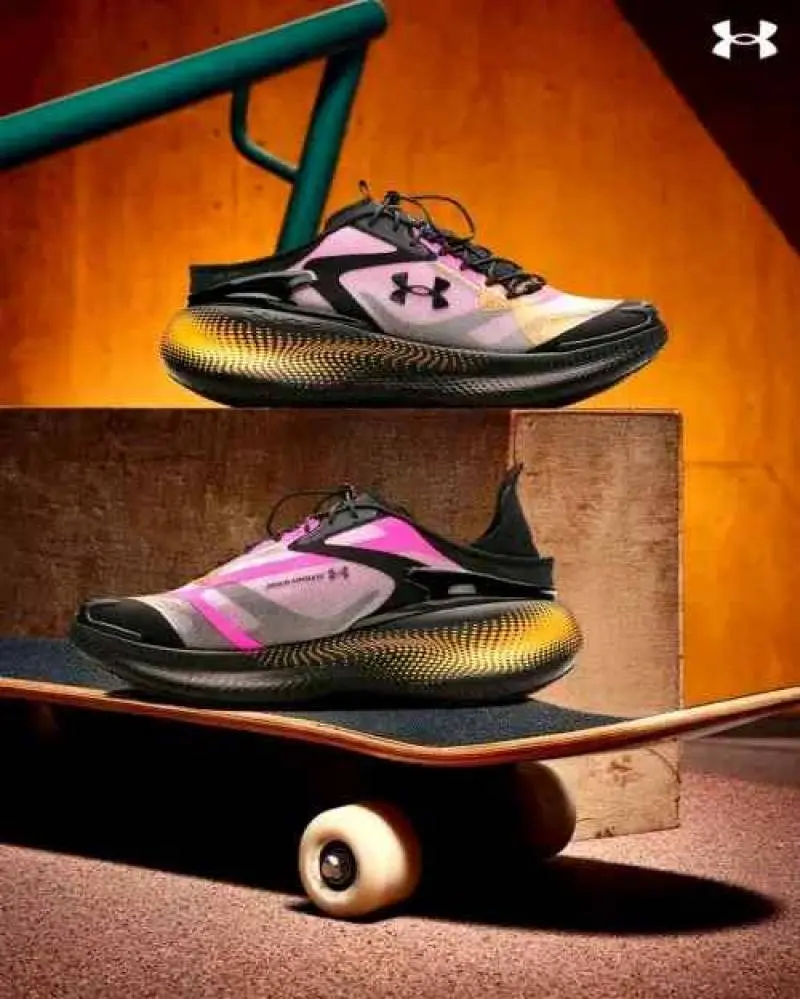 Under Armouur Echo Slipspeed Black Rebel Pink - Image 3