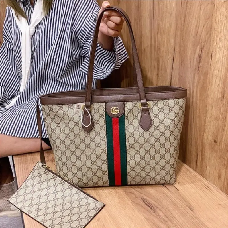 Gucci GG Ophidia Supreme Premium Tote Bag With OG Box & Dust Bag & Tags (Supreme-407) - Image 2