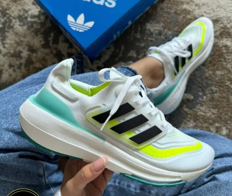 Adidas Ultraboost Light 23 White Blue 202 - Image 5