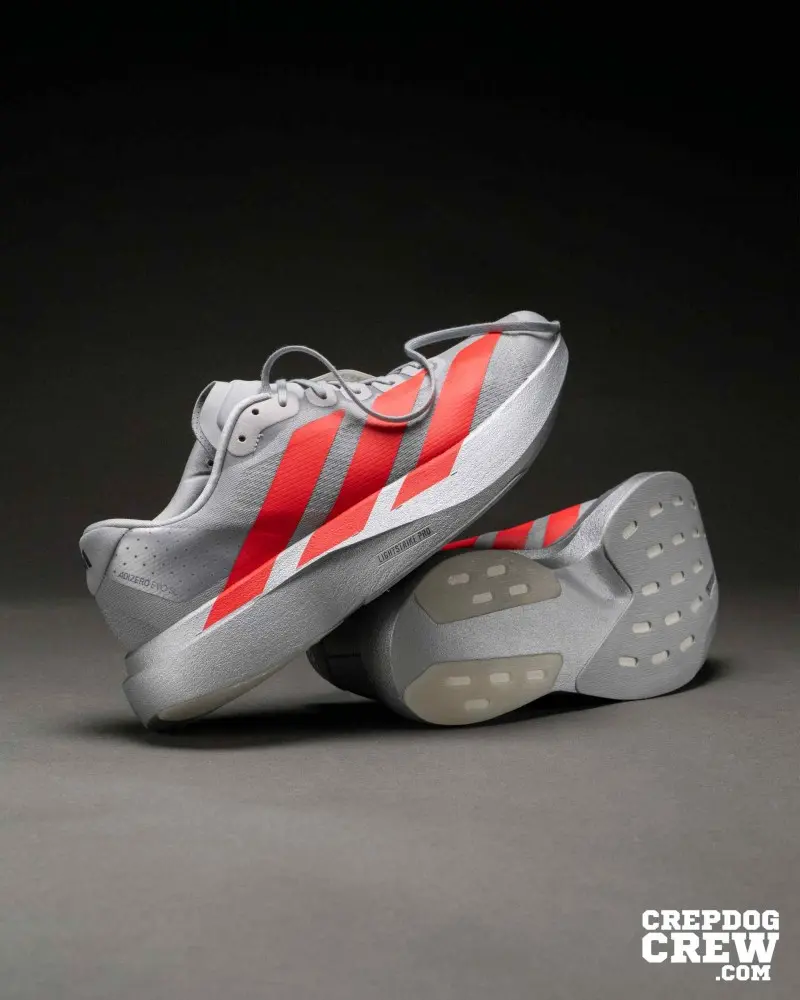 Adidas Adizero Evo Sl red Grey Iron Metallic 216 - Image 9