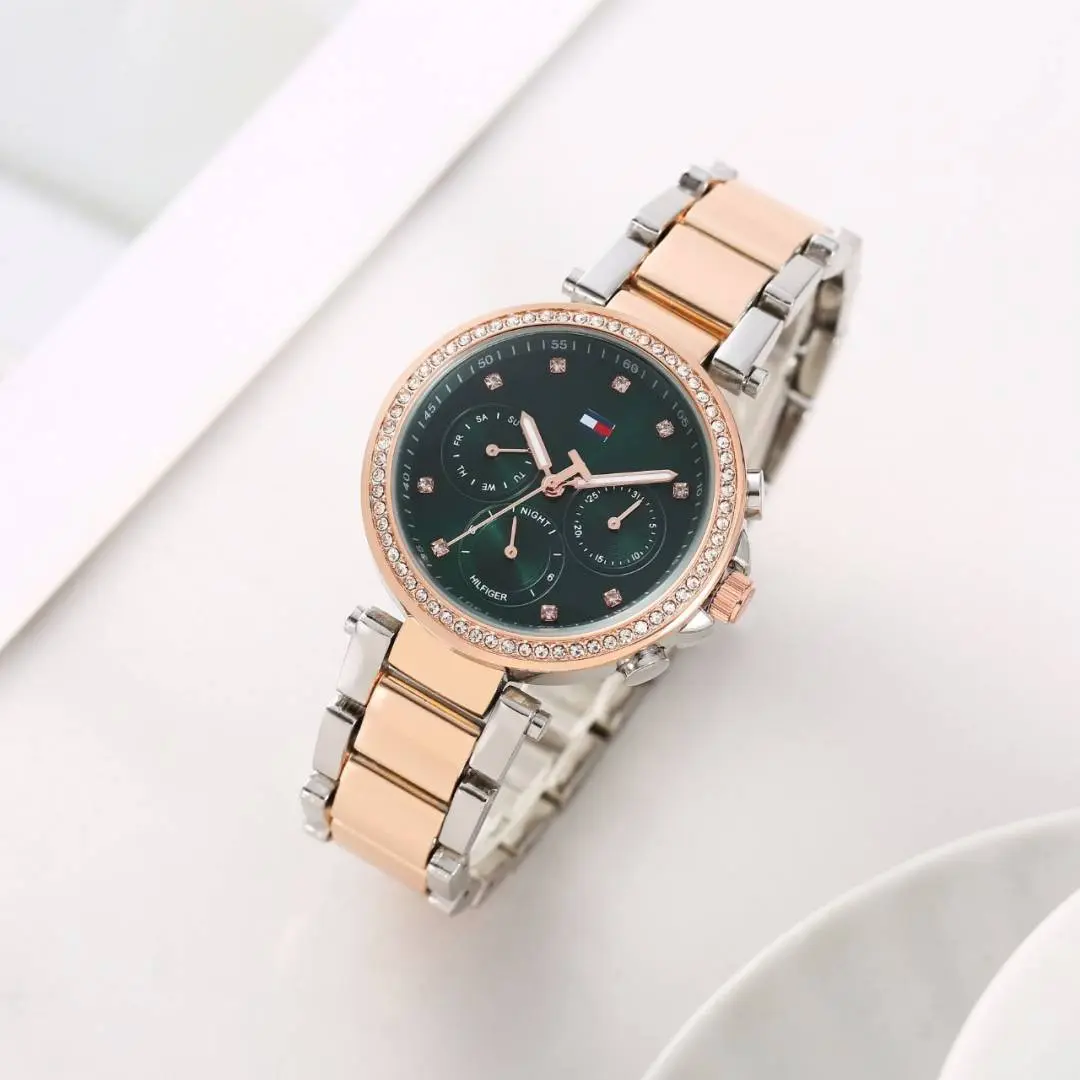 Tommy Hilfigar Emily 2Ton-Copper-Green