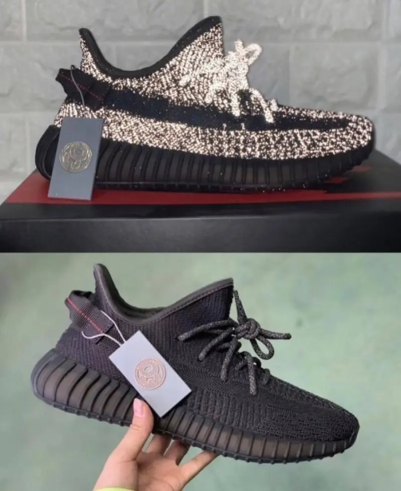 Adidas Yeezy 350 V2 Black Full Reflective Semi UA
