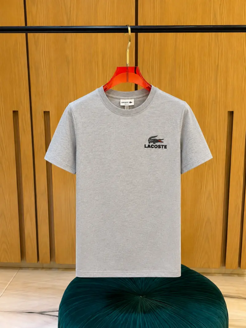 Lacoste IMPORTED STORE ARTICLE T SHIRT GREEN - Image 4