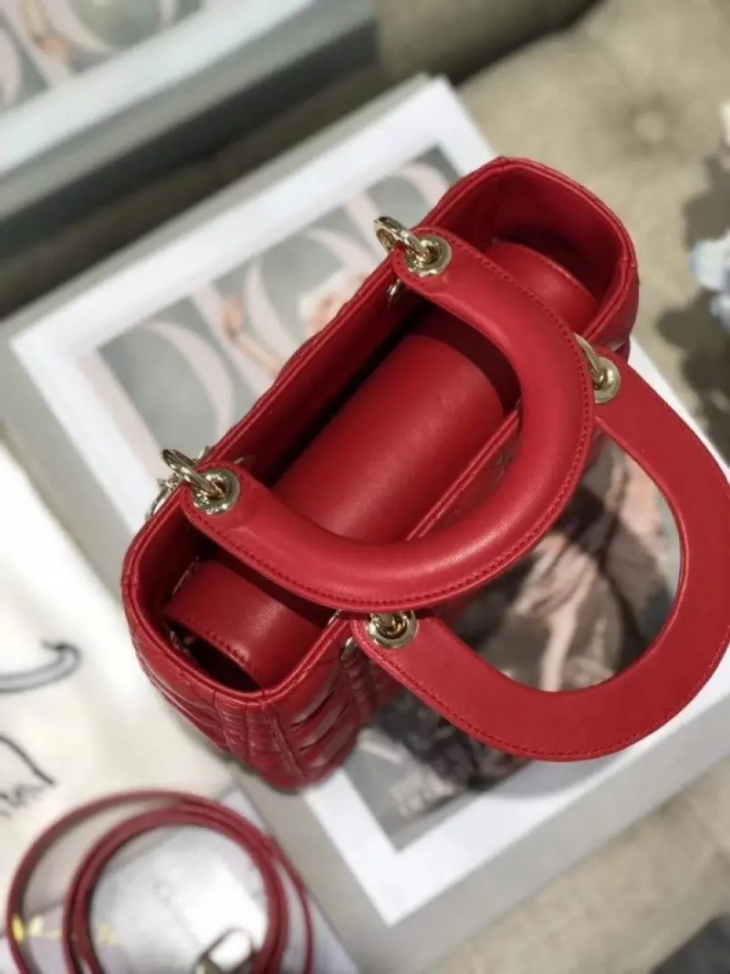 Dior Lady My ABC Gold With OG Box & Dust Bag (Red-736) - Image 6