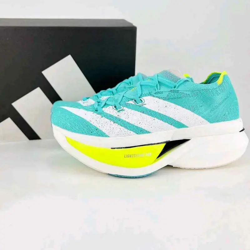 Adidas Adizero Prime X3 Strung - Flash AquaZero MetalicLucid Lemon - Image 3