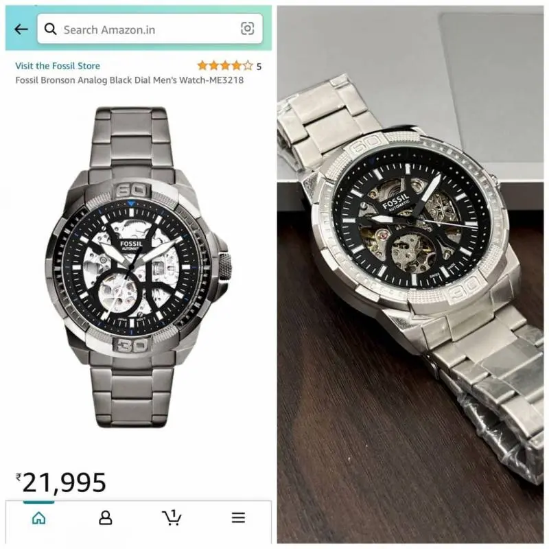 Fossil Bronson Me3217