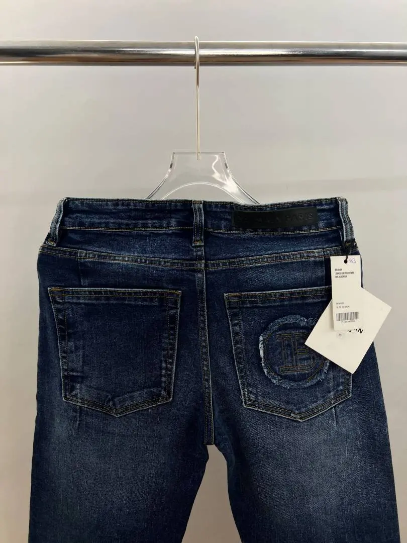 Balmain Paris Premium Regular fit Denim with back pocket Logo Sale Offer 853 - Image 3