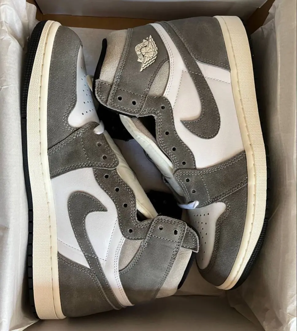 Nike AIR JORDAN 1 HIGH WASHED BLACK SEMI UA - Image 7