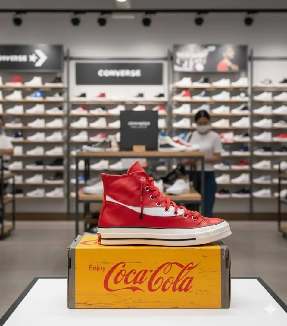 Converse CHUCK 70 COCA COLA RACING RED LEATHER - Image 7