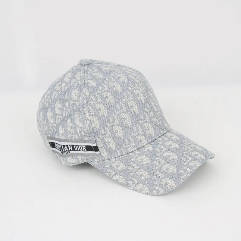 Dior Cd Oblique Monogram Premium Unisex Cap ( With Safety Box ) Grey - Image 3