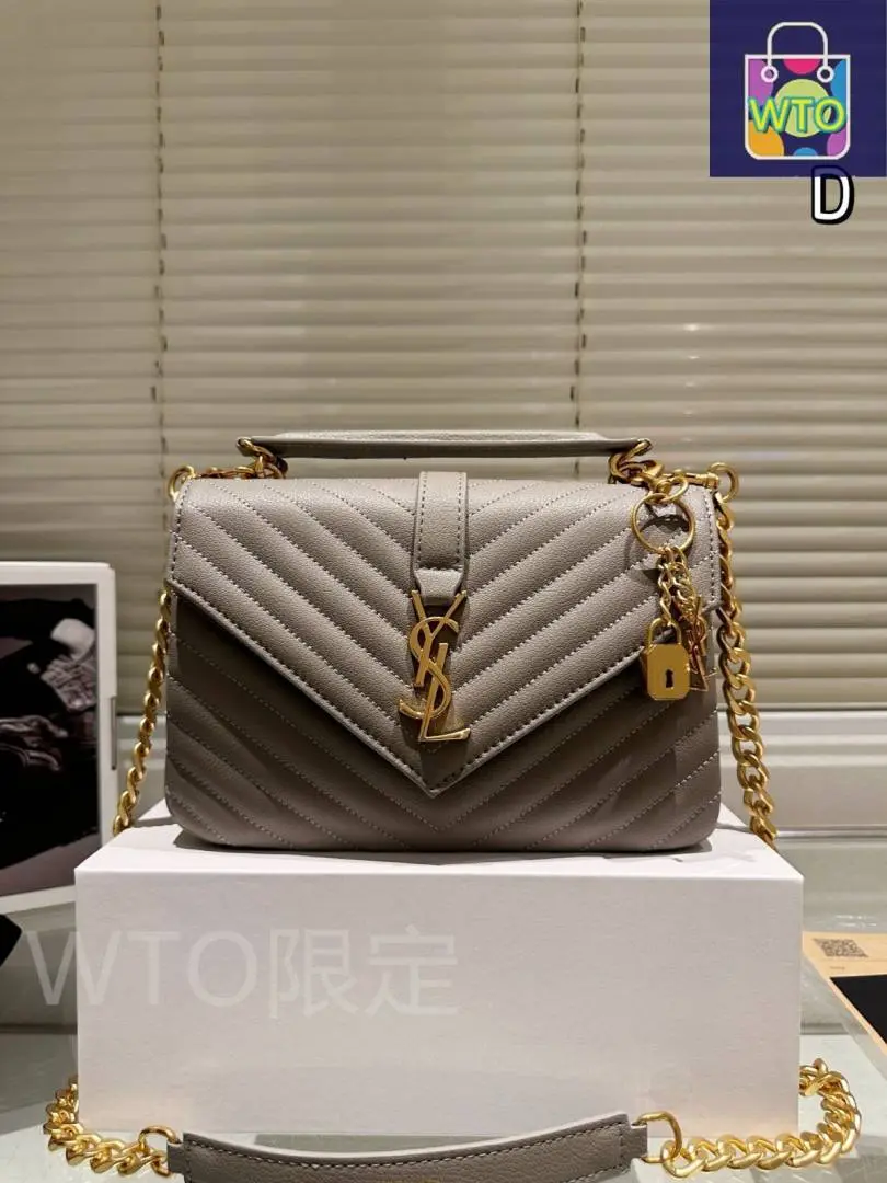 Ysl Collage Black-Silver Medium Shoulder Bag With Original Box & Dust Cover - Image 4