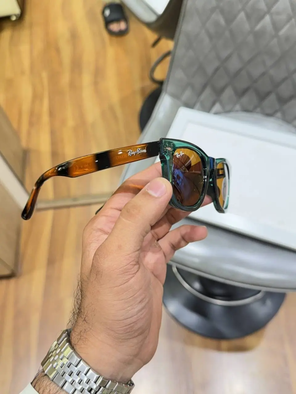 Ray-Ban 2140 olive tiger brown - Image 4