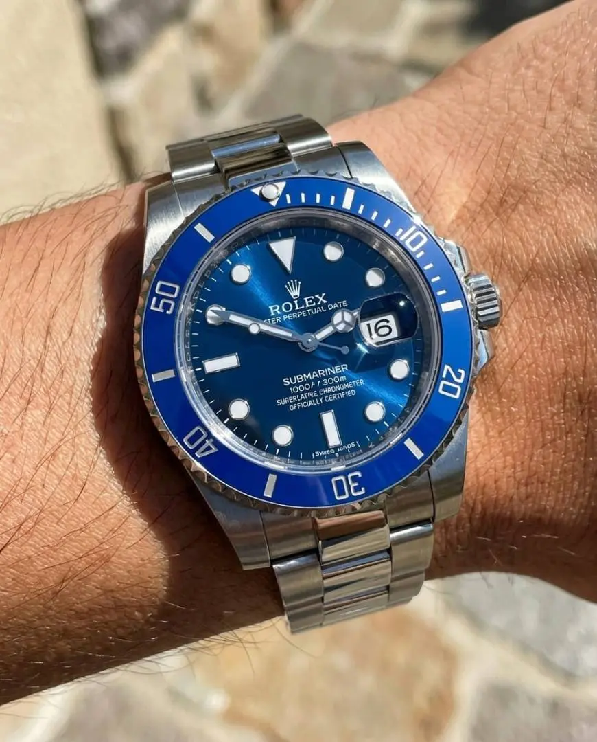 Rolex Oyster Perpetual Submarine Silver-Blue - Image 2