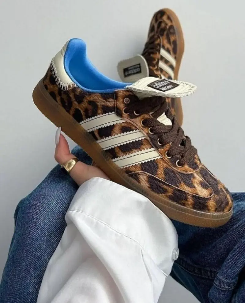 Adidas X Wales Bonner Samba Leopard Pony 528 - Image 3